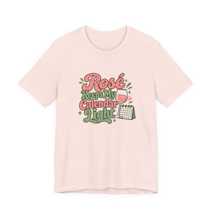 Rosé Calendar Retro Tee