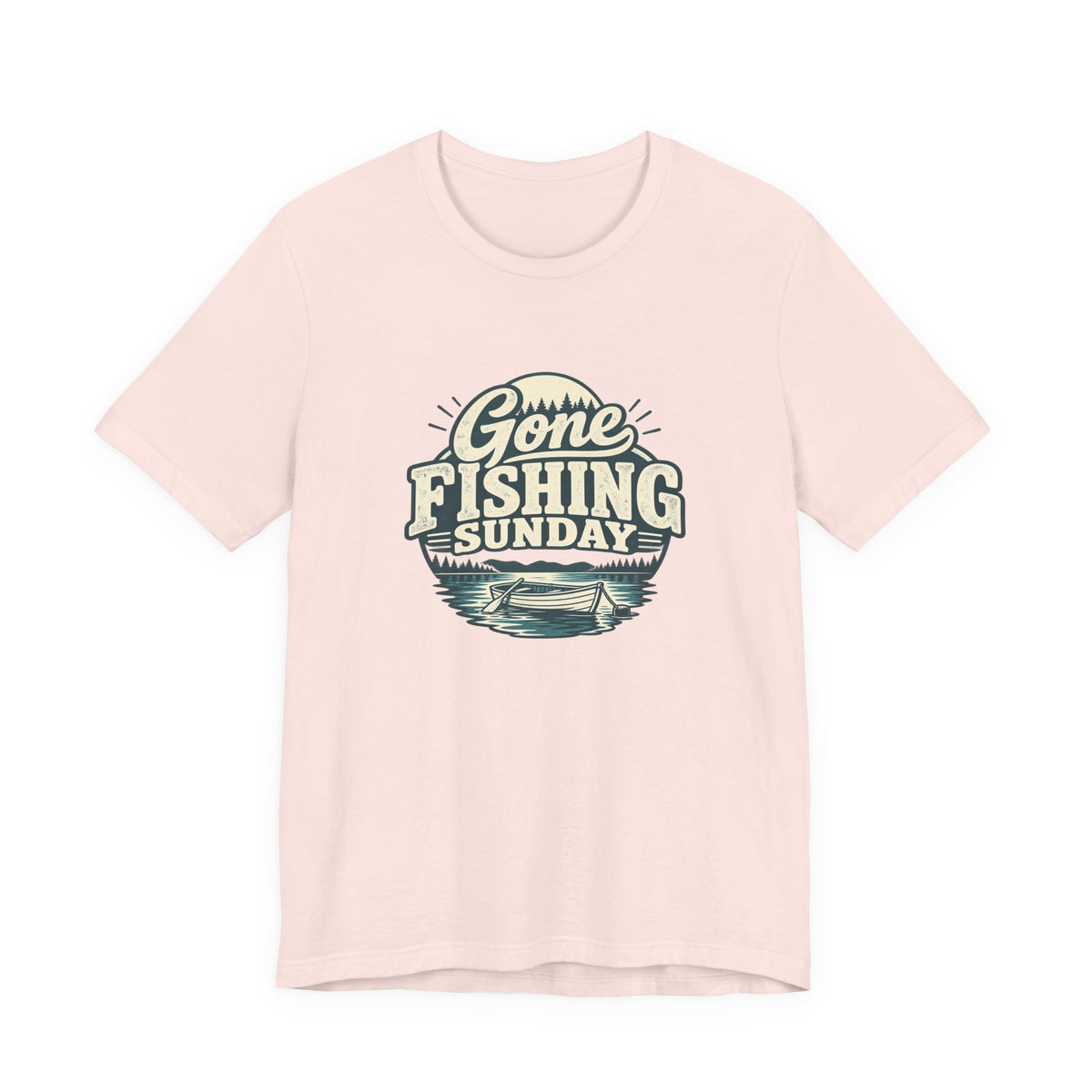 Gone Fishing Sunday Tee