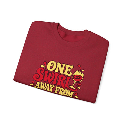 Excellent Decisions Wine Sweatshirt