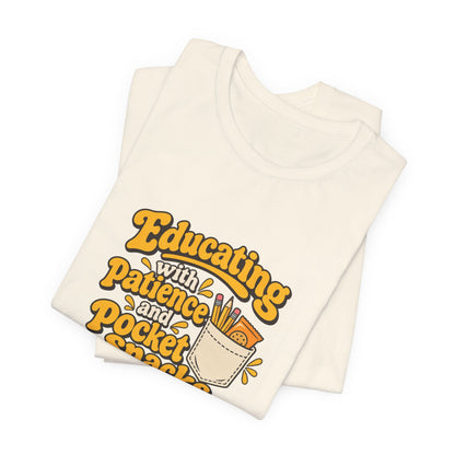 Pocket Snacks Teacher Vintage Tee