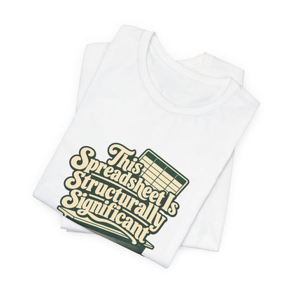 Spreadsheet Structural Support Tee