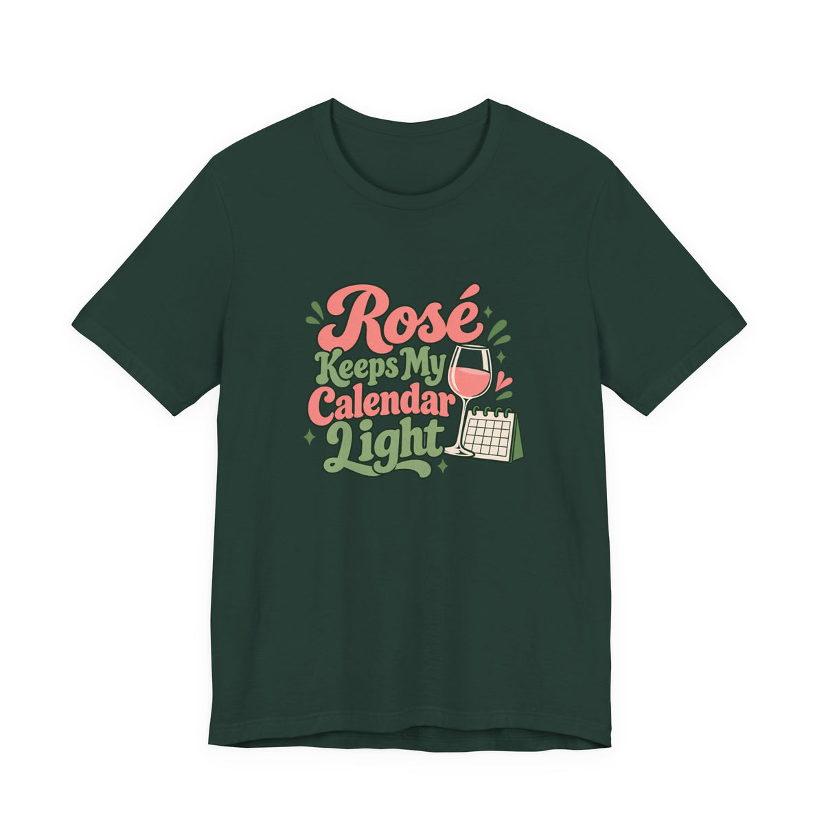 Rosé Calendar Retro Tee