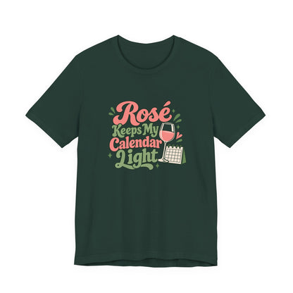 Rosé Calendar Retro Tee