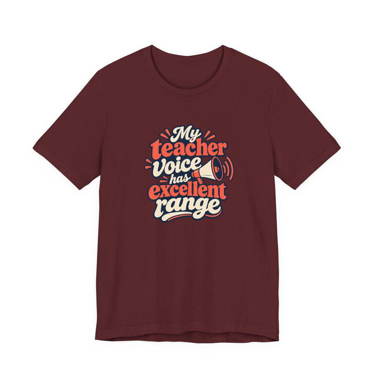 Teacher Voice Range Retro Shirt