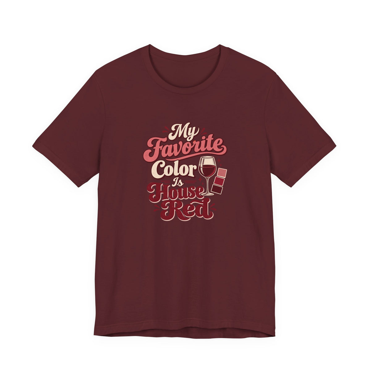 House Red Color Club Tee