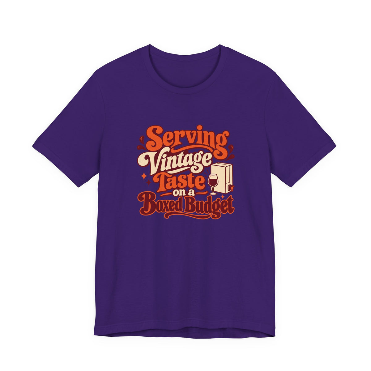 Boxed Budget Wine Tee