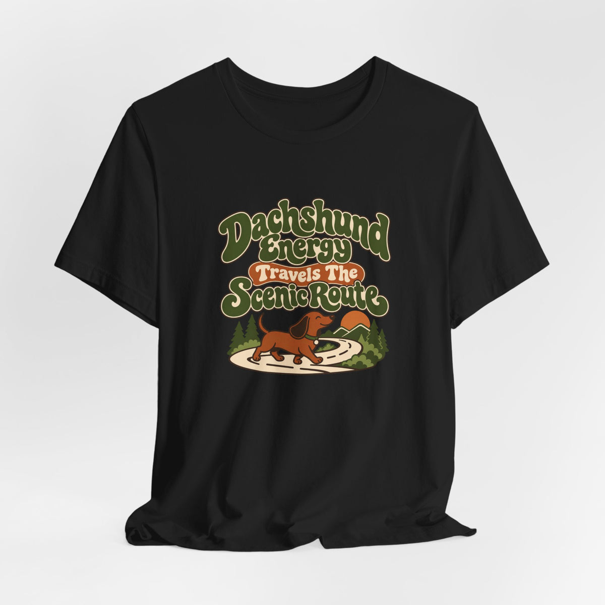 Scenic Route Dachshund Shirt