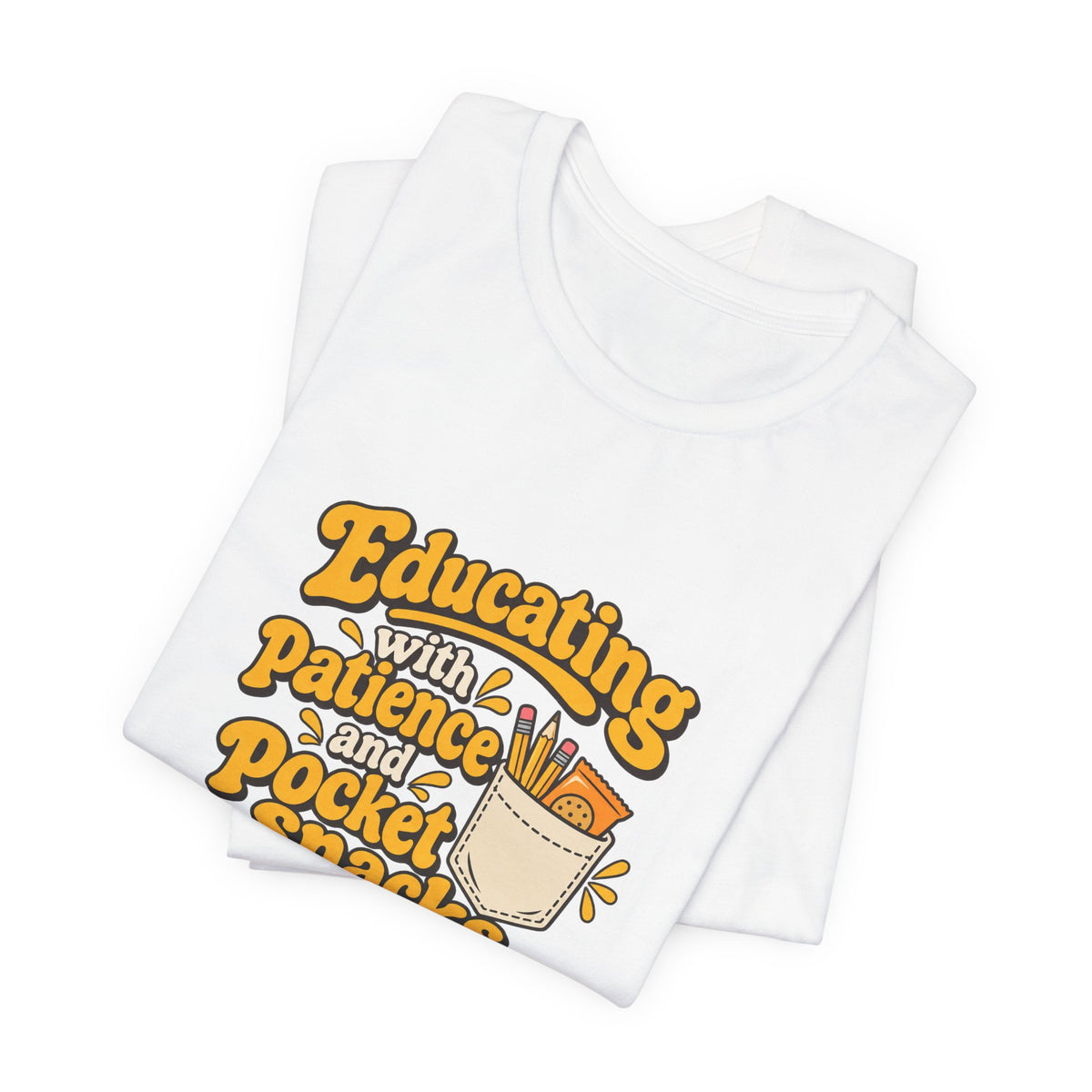 Pocket Snacks Teacher Vintage Tee