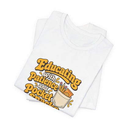 Pocket Snacks Teacher Vintage Tee