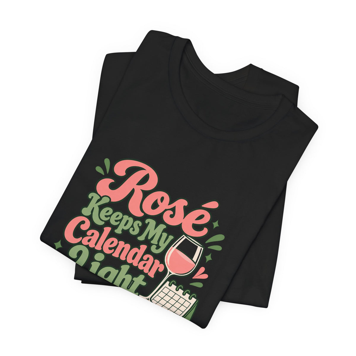 Rosé Calendar Retro Tee
