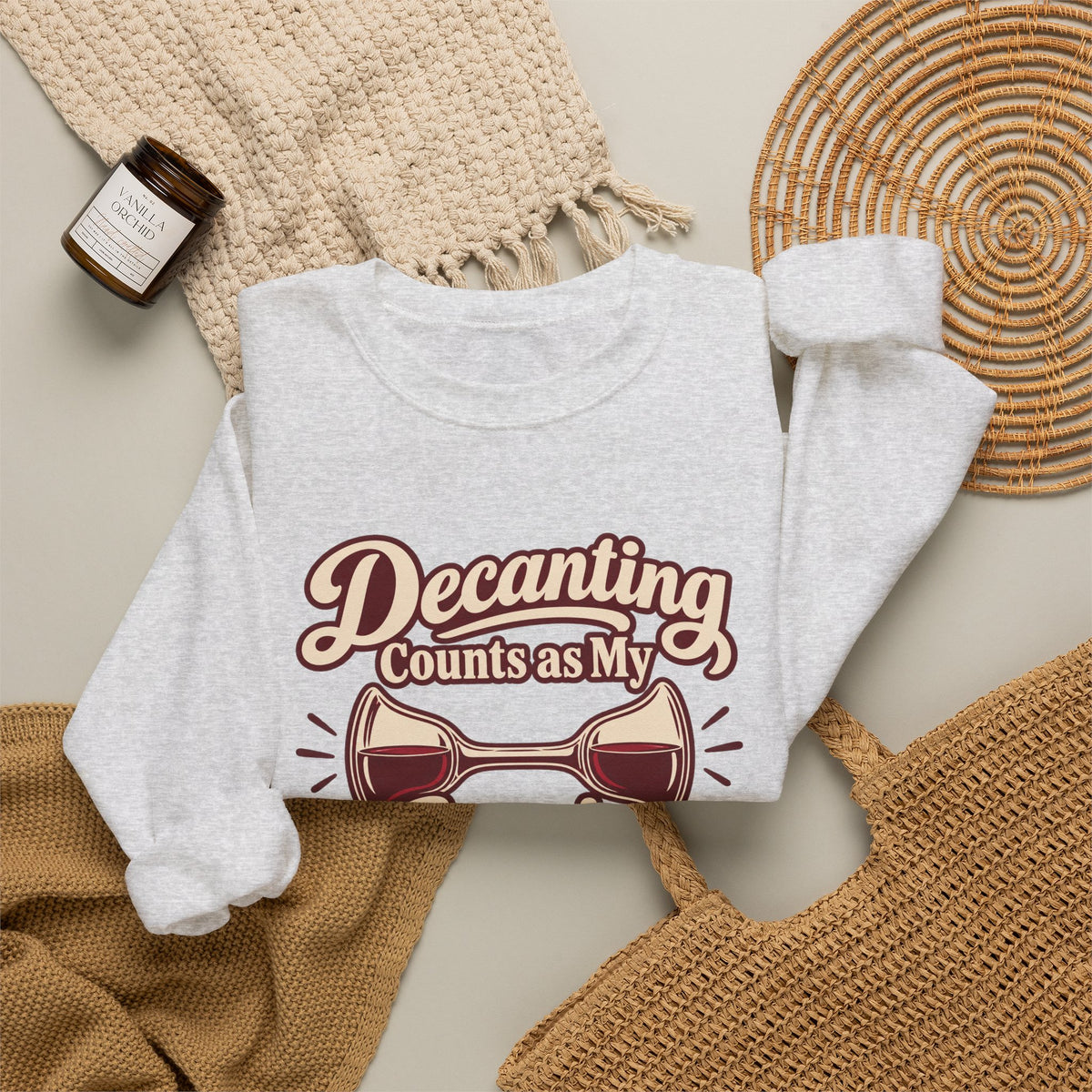 Decanting Workout Retro Sweatshirt