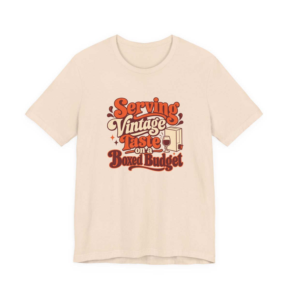 Boxed Budget Wine Tee