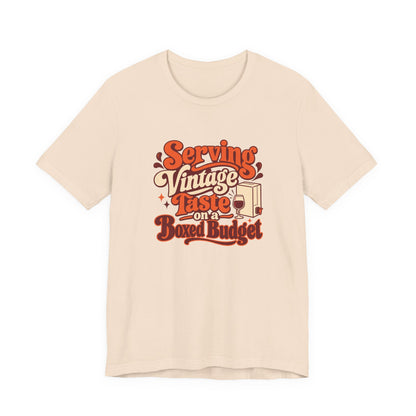 Boxed Budget Wine Tee
