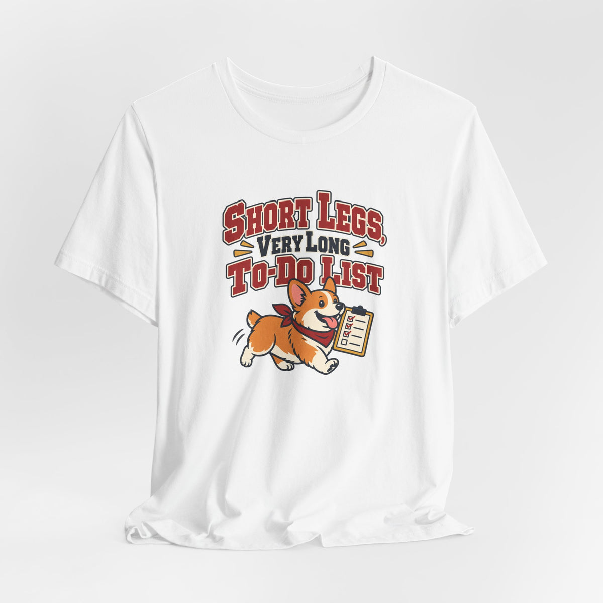 Corgi To-Do List Retro Shirt