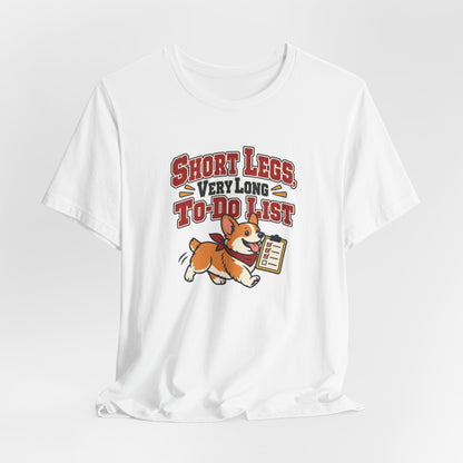 Corgi To-Do List Retro Shirt