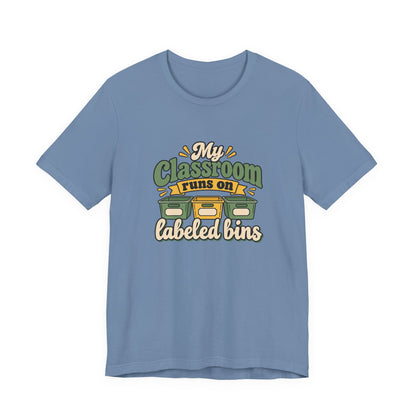 Labeled Bins Classroom Shirt