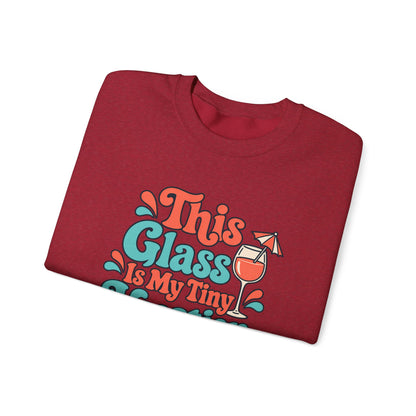 Tiny Vacation Wine Sweatshirt