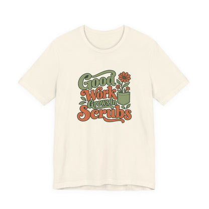 Scrub Life Bloom Retro Tee