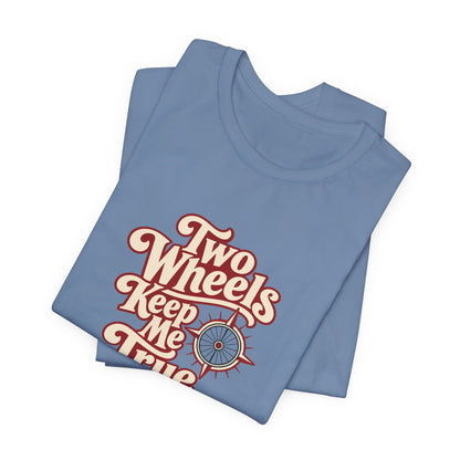 Two Wheels True North Rider Tee
