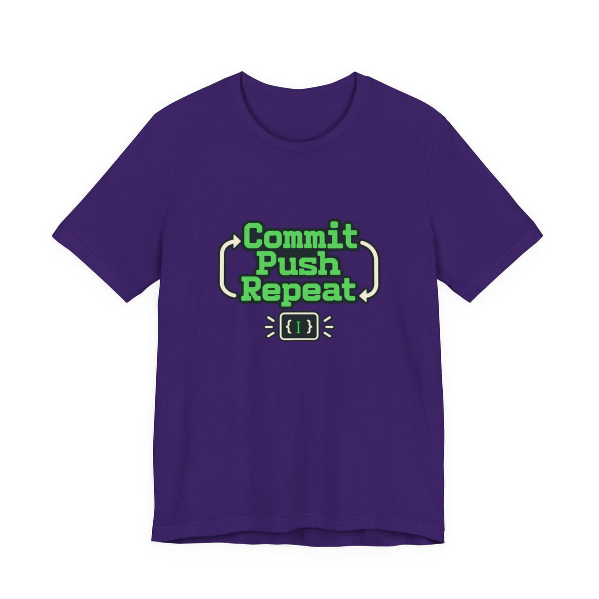 Commit Push Repeat Programmer Tee