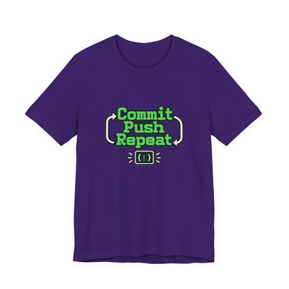 Commit Push Repeat Programmer Tee