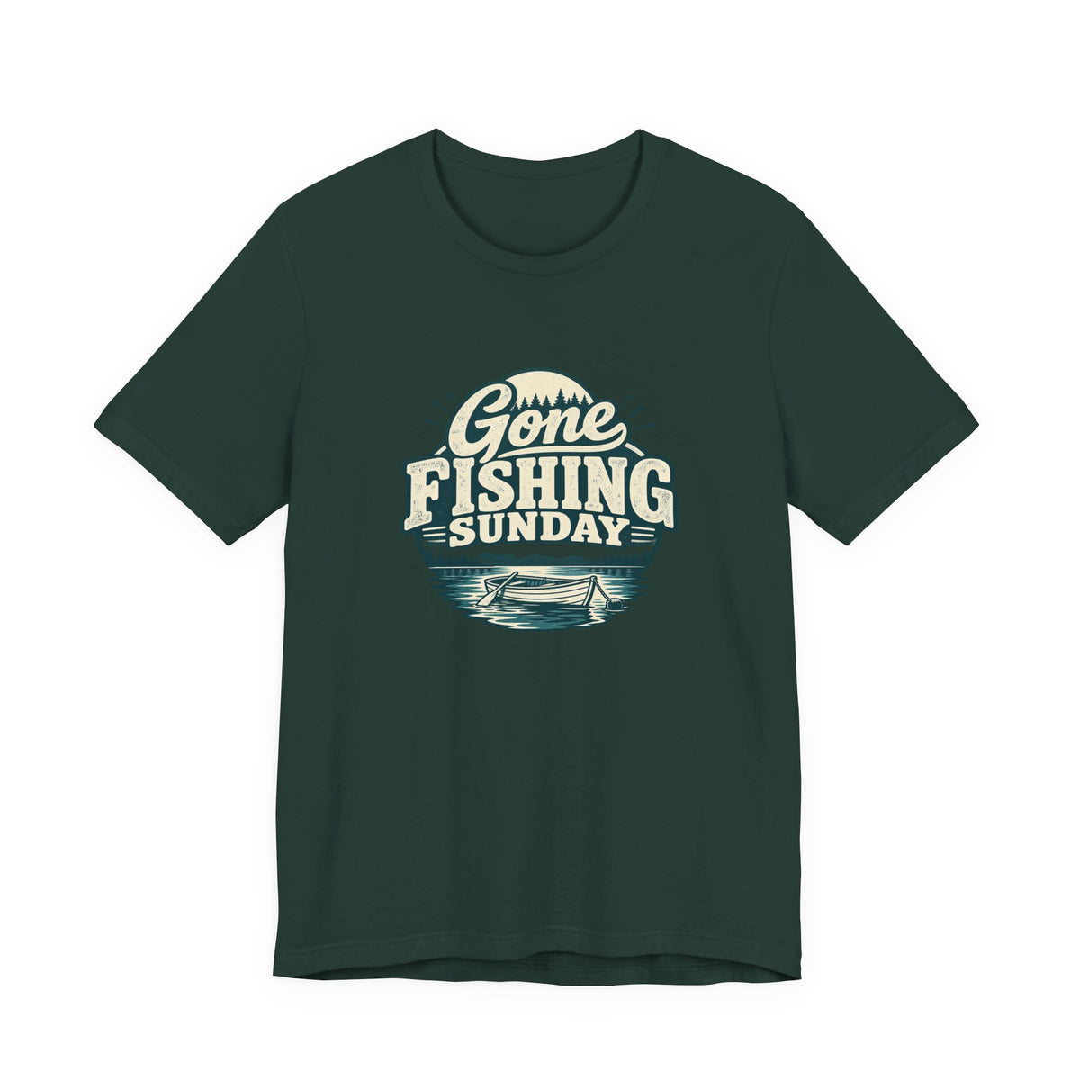 Gone Fishing Sunday Tee