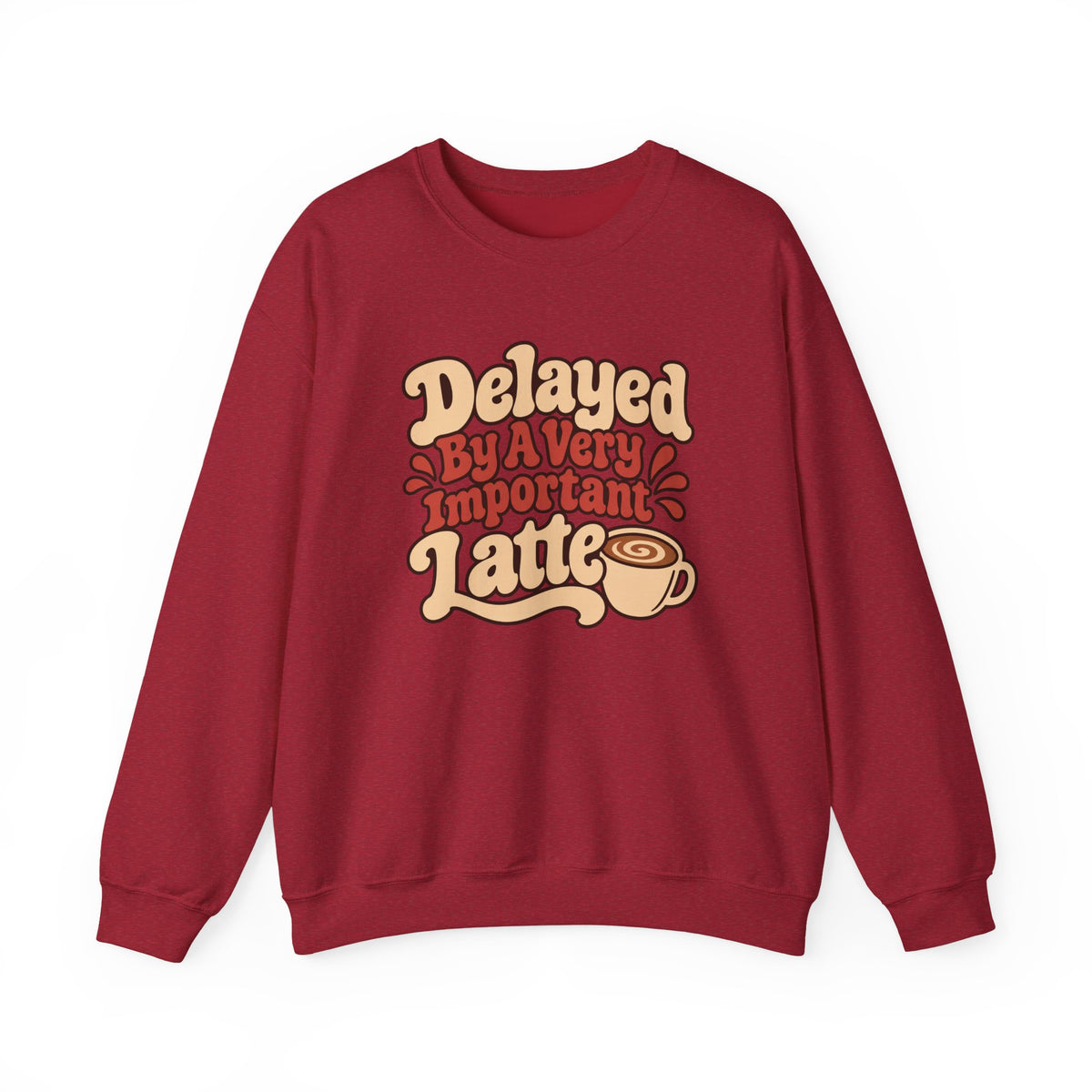 Latte Delay Retro Sweatshirt