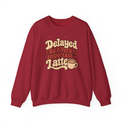 Latte Delay Retro Sweatshirt