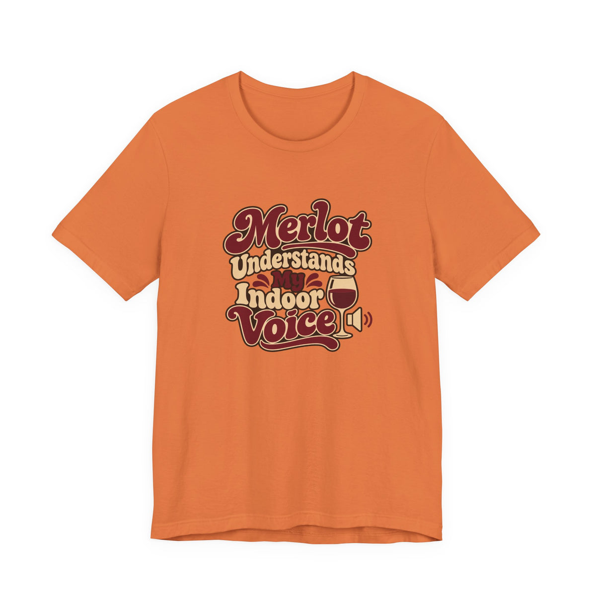 Merlot Indoor Voice Tee