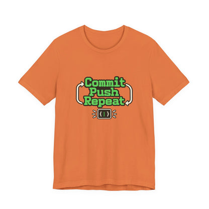 Commit Push Repeat Programmer Tee