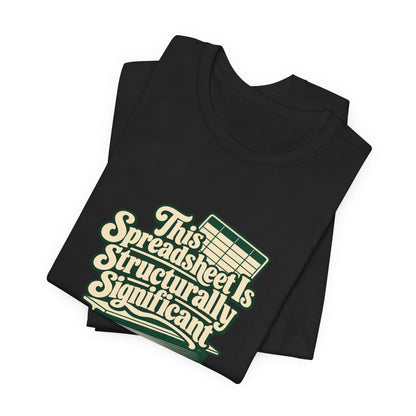 Spreadsheet Structural Support Tee