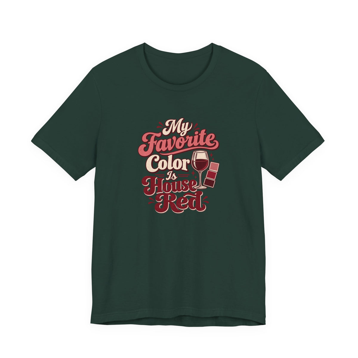 House Red Color Club Tee
