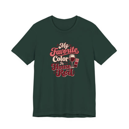 House Red Color Club Tee