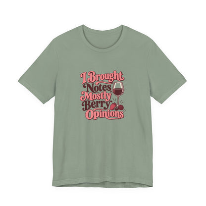 Berry Notes Wine Tasting Tee