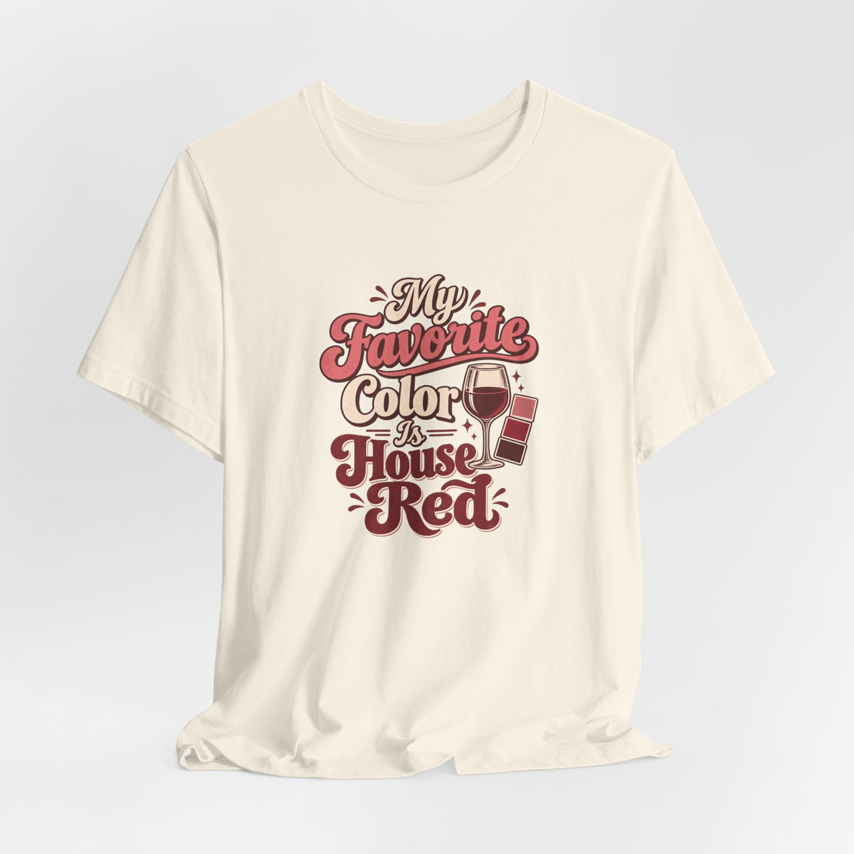 House Red Color Club Tee