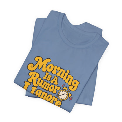 Morning Rumor Retro Humor Tee