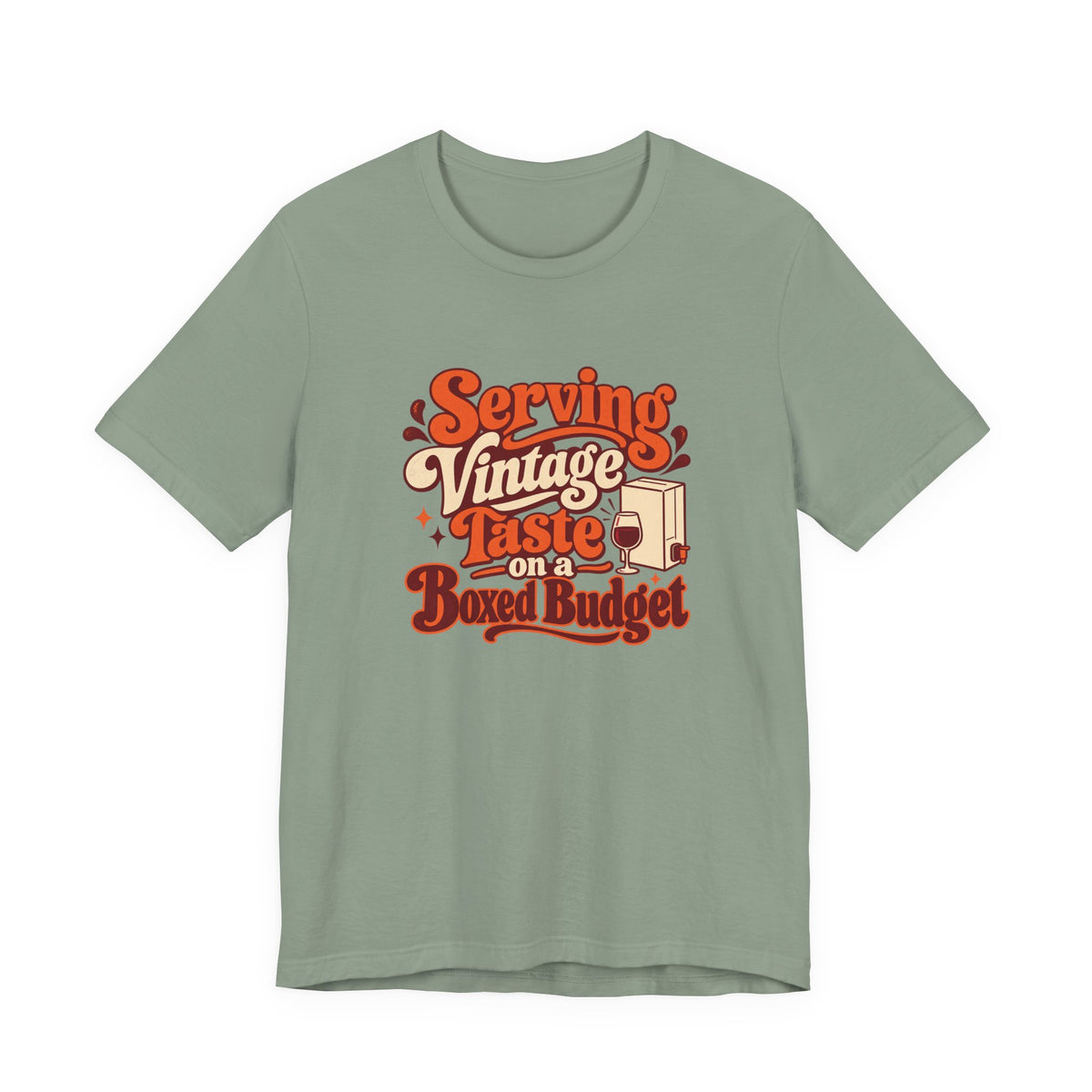 Boxed Budget Wine Tee