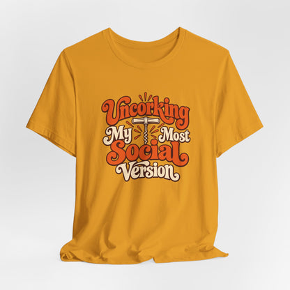 Social Version Wine Shirt