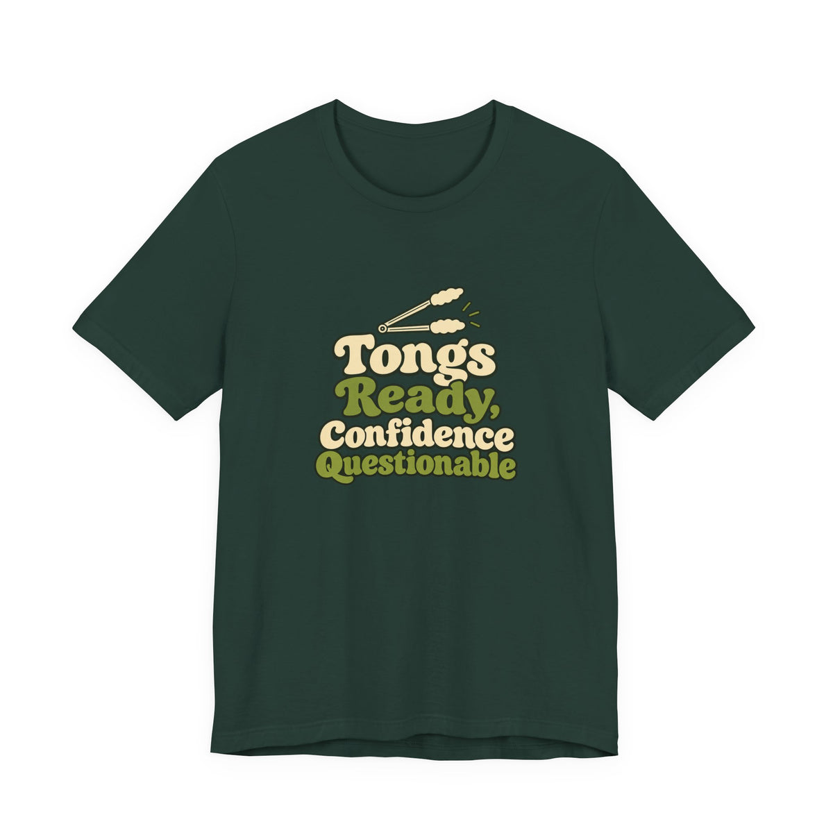 Tongs Ready Cook Retro Tee
