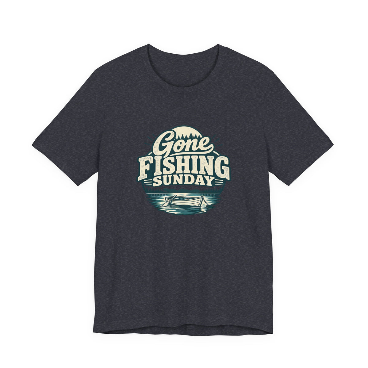 Gone Fishing Sunday Tee