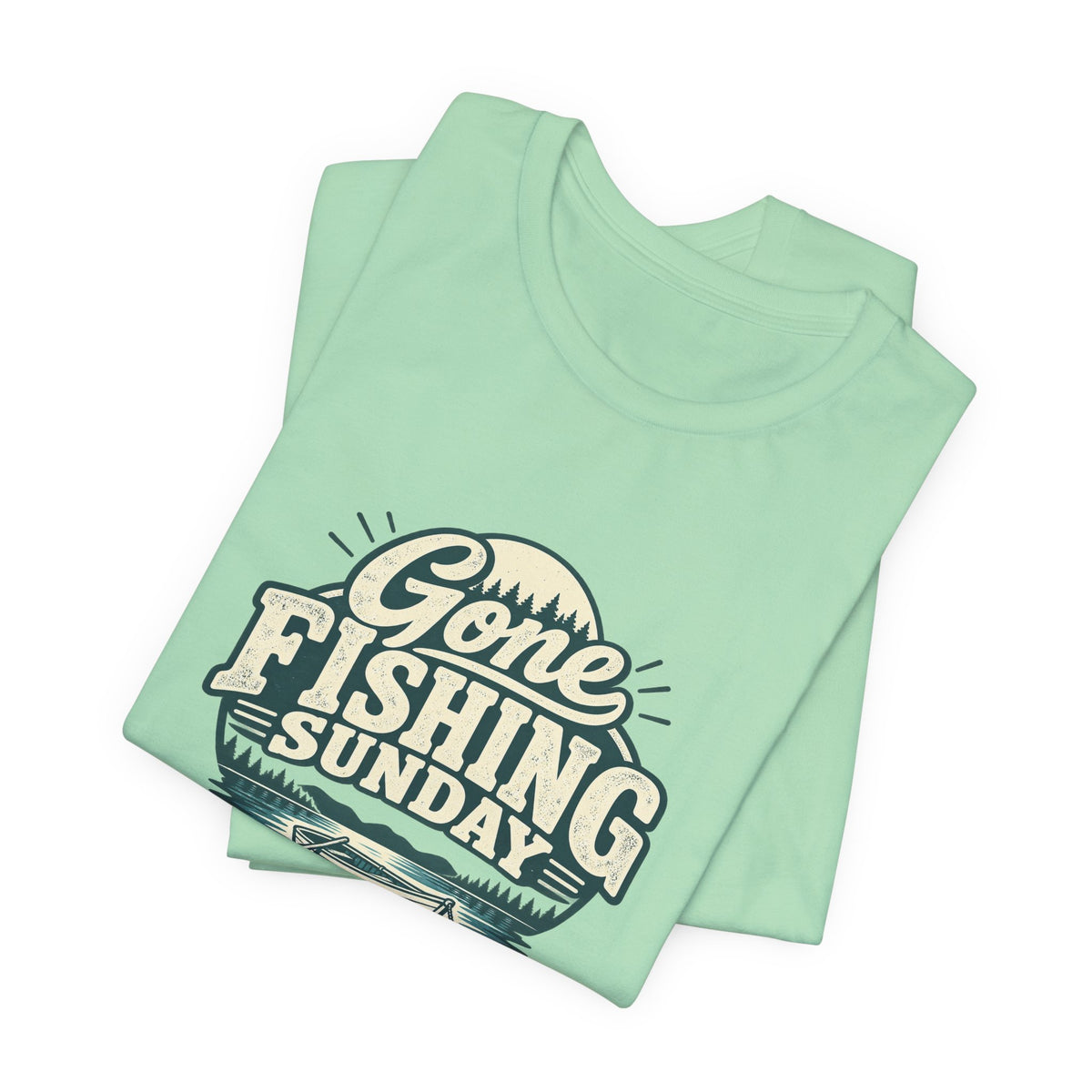 Gone Fishing Sunday Tee