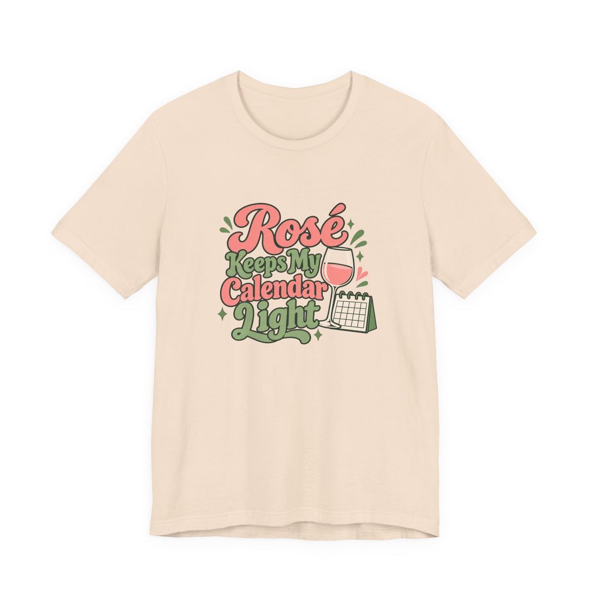 Rosé Calendar Retro Tee
