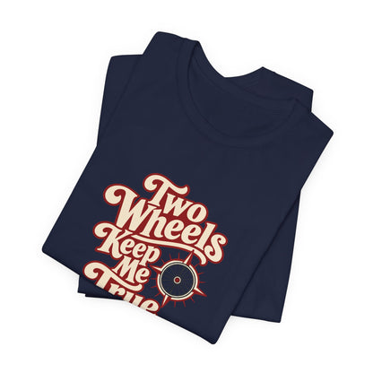 Two Wheels True North Rider Tee