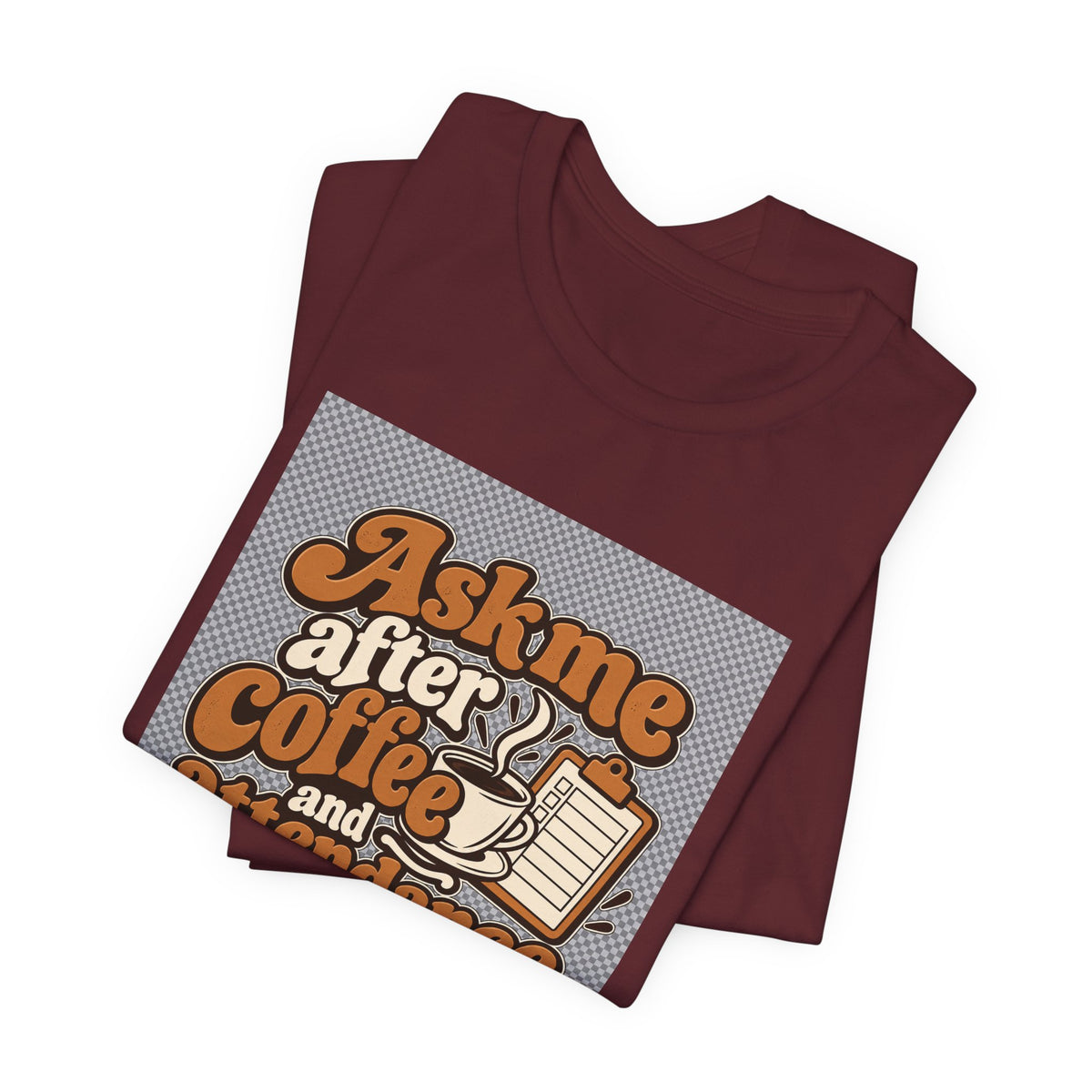 Coffee Attendance Teacher Tee