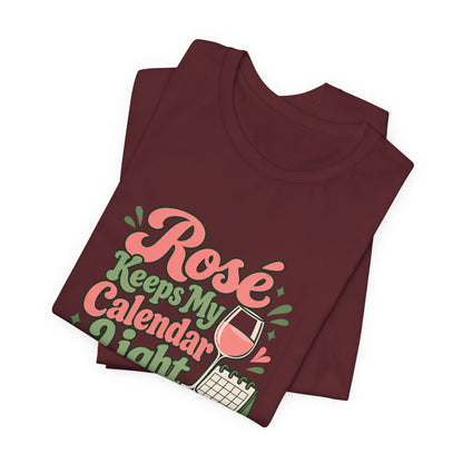 Rosé Calendar Retro Tee