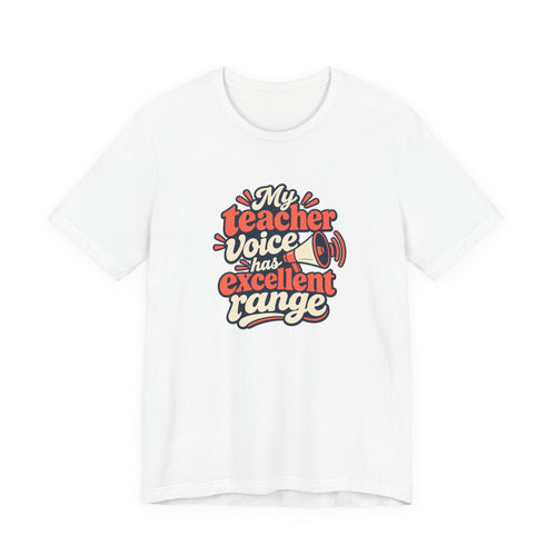 Teacher Voice Range Retro Shirt