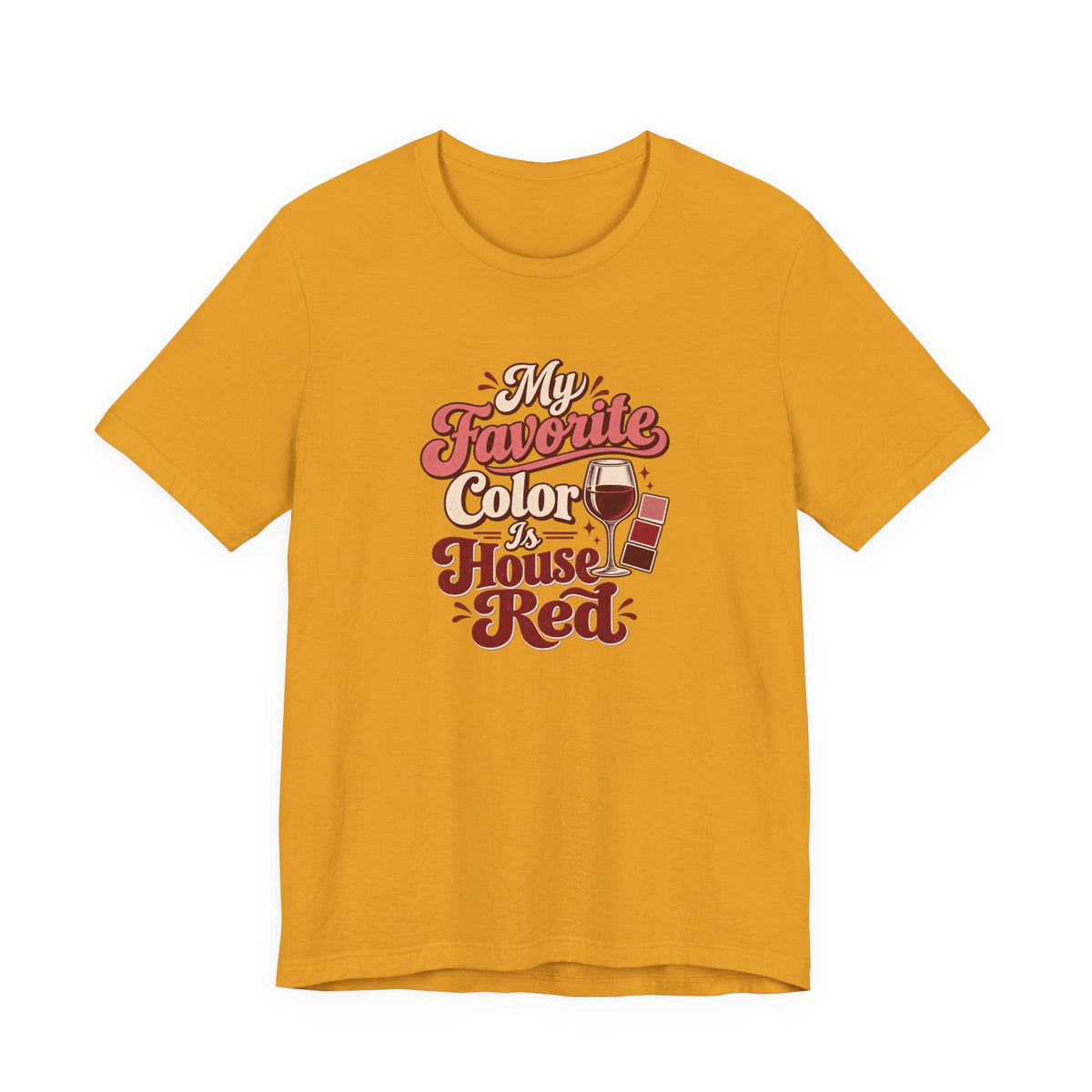 House Red Color Club Tee