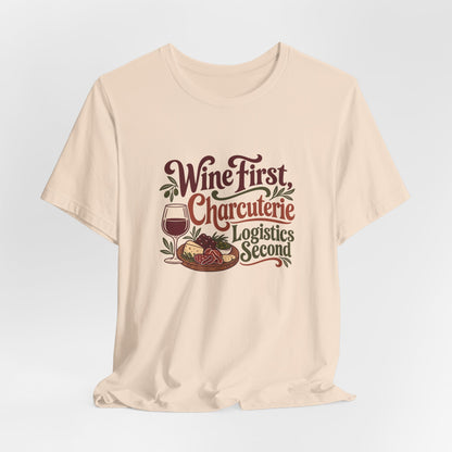 Charcuterie Logistics Wine Shirt