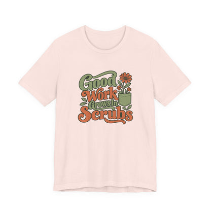 Scrub Life Bloom Retro Tee