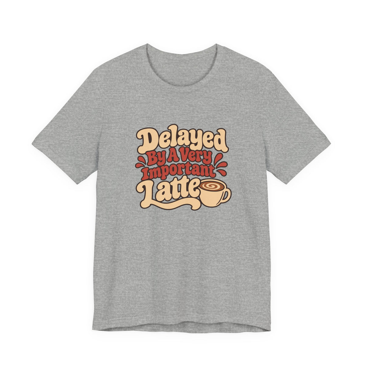 Latte Delay Retro Tee
